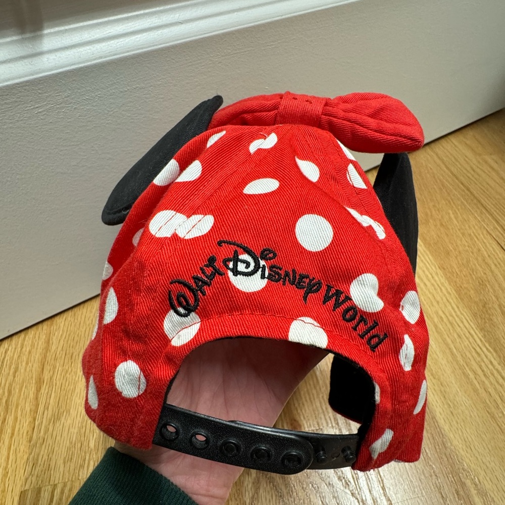 Walt Disney World Minnie Mouse Ears Bow Baseball Hat